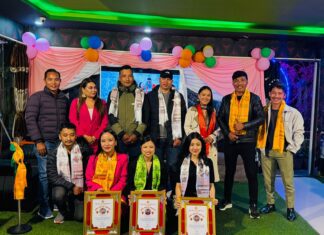 प्रेम गीत “मनैको माया” सार्वजनिक तथा मिस तामाङ–२०२६ सामाग्रीलाई सम्मान कार्यक्रम सम्पन्न