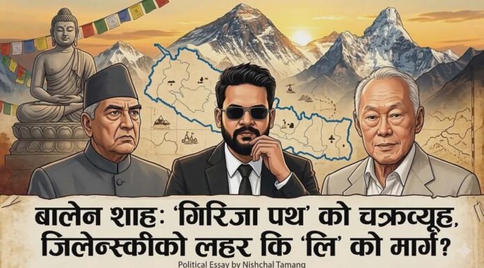 बालेन शाह: ‘गिरिजा पथ’ को चक्रव्यूह, जिलेन्स्कीको लहर कि ‘लि’ को मार्ग ?-निश्चल तामाङ